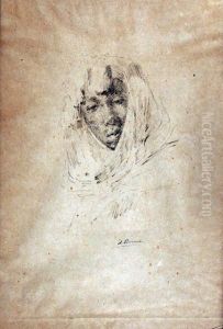 Testa Di Donna Velata by Antonio Piccinni