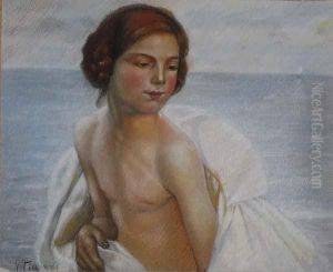 Ritratto Di Giovinetta by Gino Piccioni