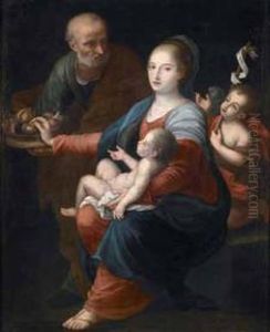 Sacra Famiglia Con San Giovannino