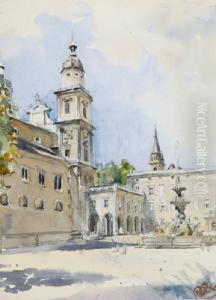 La Piazza Residenzplatz by Rudolf Pichler