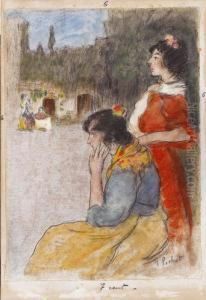 Sinnende Frauen by Ramon Pichot Gironès