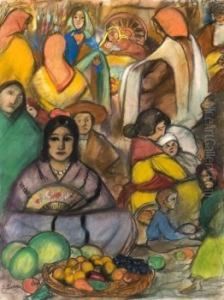 Dia De Mercado by Ramon Pichot Gironès