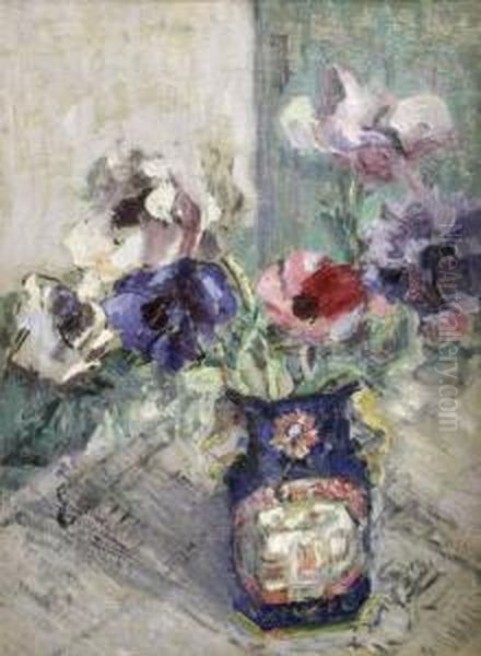Anemones In Blue - view 1