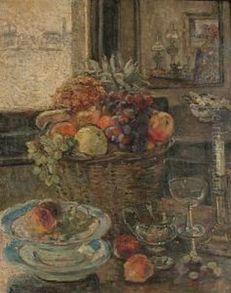 Still Life Of A Bowl Of Fruit - view 1