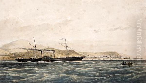 'the Clipper Steamer "manx Fairy" Of Ramsey Isle Of Man' Off Ramsey - view 1