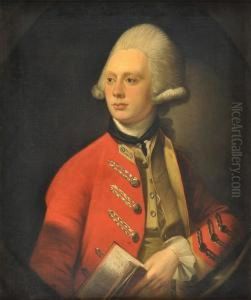 A Cornet Of The 11 Th. Dragoons 1769 by Henry Pickering