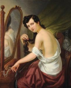 Femme A La Toilette by Charles Picque