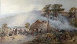 A Croft In The Highlands by Henry Clarke Pidgeon