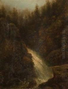 A Mountain Brook by Charlotte Piepenhagenova
