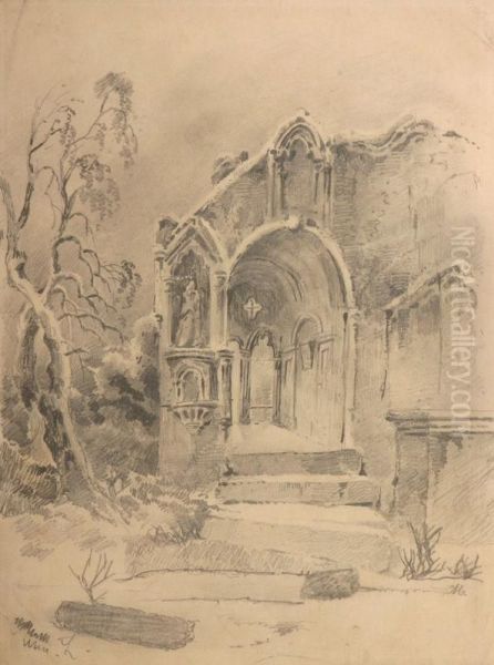 Ruin In Forest - view 1