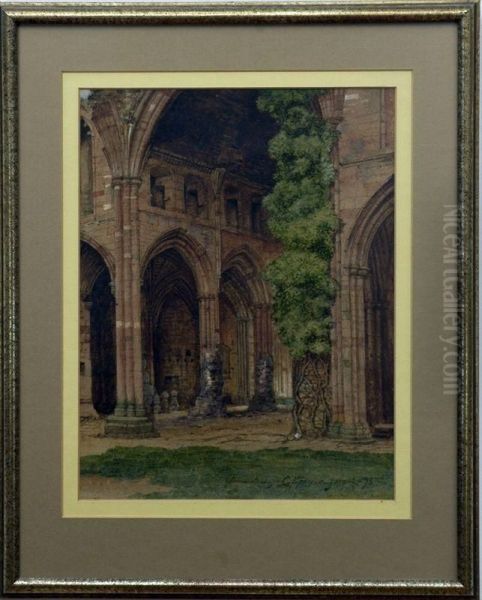 Melrose Abbey - view 1