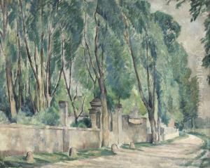 Paysage Arboree by Gustave Rene Pierre
