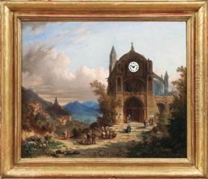 Paesaggio Con Abbazia