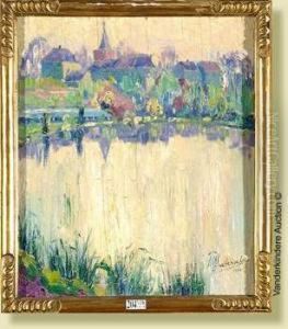 Lever De Soleil A Linkebeek by Alfred Pietercelie