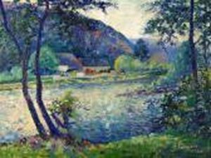 L'ourthe A Esneux by Alfred Pietercelie
