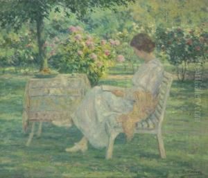 Lady Reading by Evert Pieters