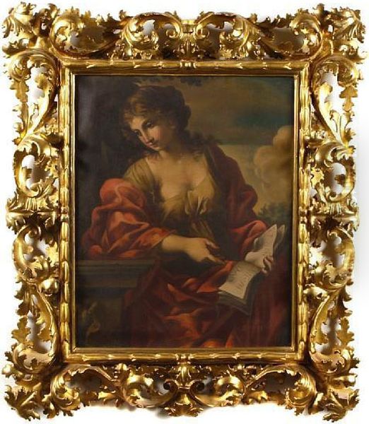 The Samian Sibyl In An Ornate Frame - view 1