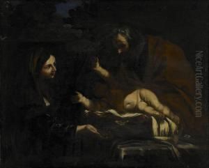 Den Heliga Familjen by Pietro Da Cortona (Barrettini)