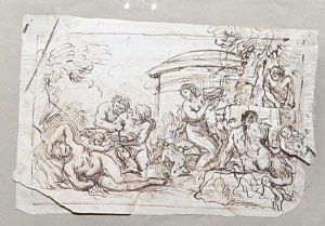 A Bachanale by Pietro Da Cortona (Barrettini)