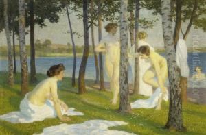 Bathing In The Lake Bathing In The Lake