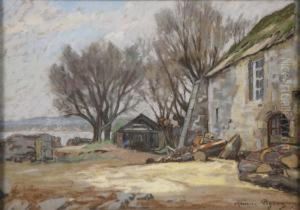 La Petite Scierie A Morsalines by Maurice Pigeon