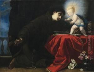 Saint Anthony And The Infant Jesus