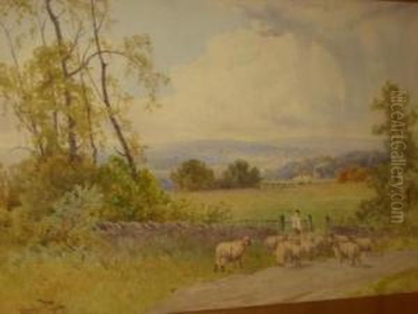 Hatcliffe Wood Road, And Abbey Lane, Signed Pair, Inscribed Verso, 13 1/2 - view 1