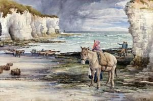 North Landing Flamborough, Waiting For The Late Boat