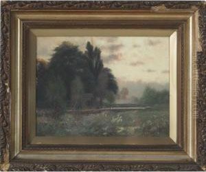 On The Colne, West Drayton (two Views) by Sidney Pike