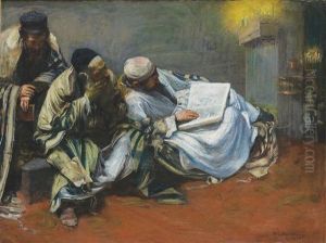 Day Of Atonement by Leopold Pilichowski