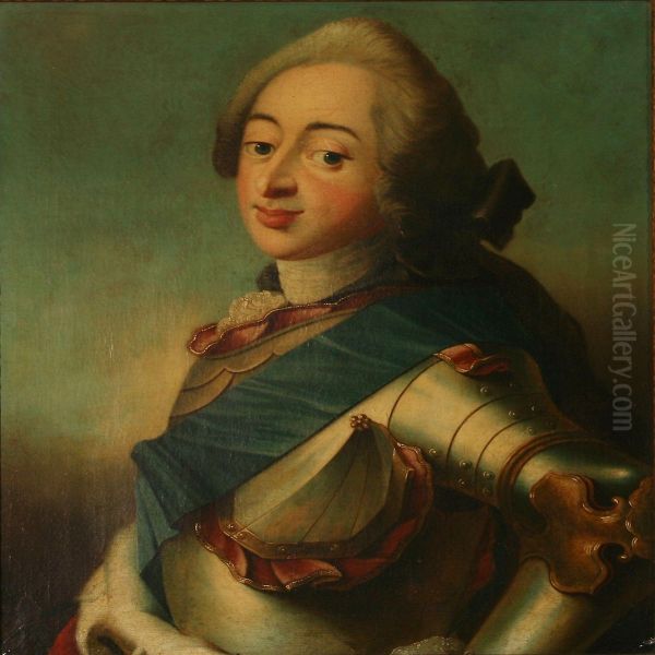 King Frederik Vi In Armour And With The Blue Ribbon Of The Order Of The Elephant - view 1