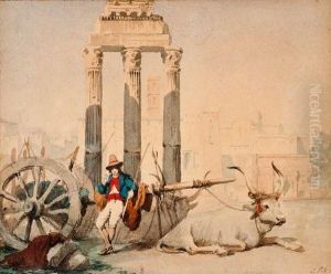 Paysan Sur Le Forum by Isidore Alexandre Augustin Pils