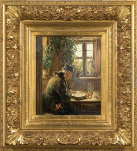 Pleasant Morning With A Book by Otto Piltz
