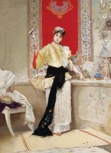 La Derniere Acquisition by Auguste Emile Pinchart
