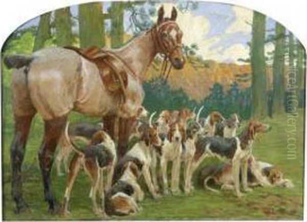 Scene De Chasse A Courre - view 1
