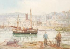 The Harbour, St. Ives by Douglas Houzen Pinder
