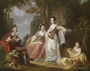 Group Portrait Of The Burdett Family
