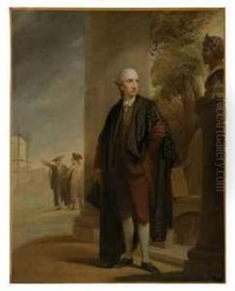 Portrait Of William Bowles Esq. Of Hale House Near Salisbury, Ingraduation Robes - view 1