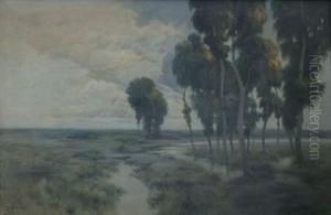 Paysage Marecageux Aux Grands Pins. by Theodore E. Pine