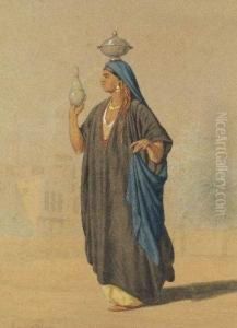 Femme Orientale by Louis-Emile Pinel De Grandchamp