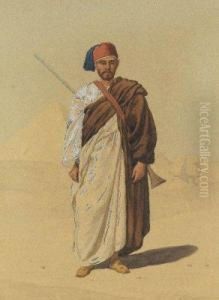 Guerrier Oriental by Louis-Emile Pinel De Grandchamp