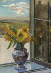 Sunflowers by Ignacy Pinkas