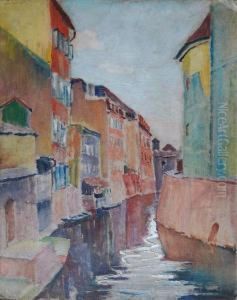Praga. Certovka Na Malej Stranie by Ignacy Pinkas