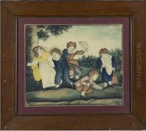 Children Playing by Eunice Pinney