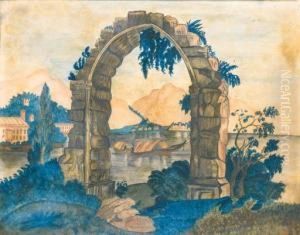 Arcadian Landscape by Eunice Pinney