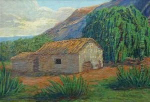 "rancho Con Montanas" by Octavio Pinto