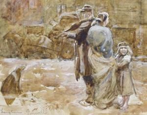 The Blind Fiddler by George John Pinwell