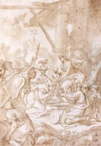 L'adoration Des Rois Mages by Domenico Piola