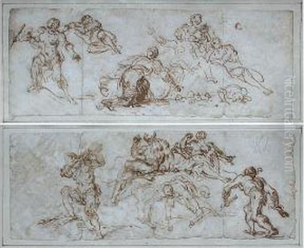 Scenes From Classical Mythology, Possibly Of Hercules - view 1
