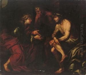 Joseph Interpreting The Dreams Of Pharaoh's Butler And Baker by Paolo Girolamo Piola